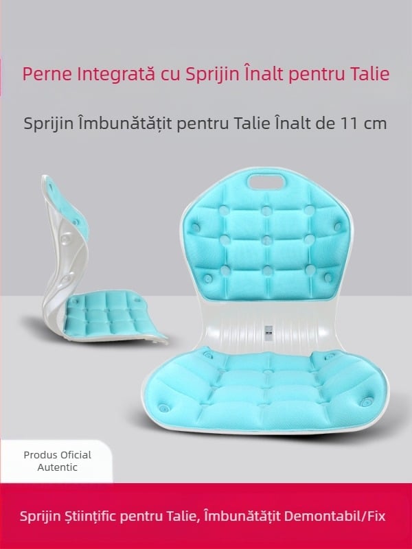 Pernă de birou corectoare pentru spătar, suport pentru talie, pentru perioade lungi de ședere fără oboseală, pernă ergonomică pentru scaun de acasă pentru femei însărcinate