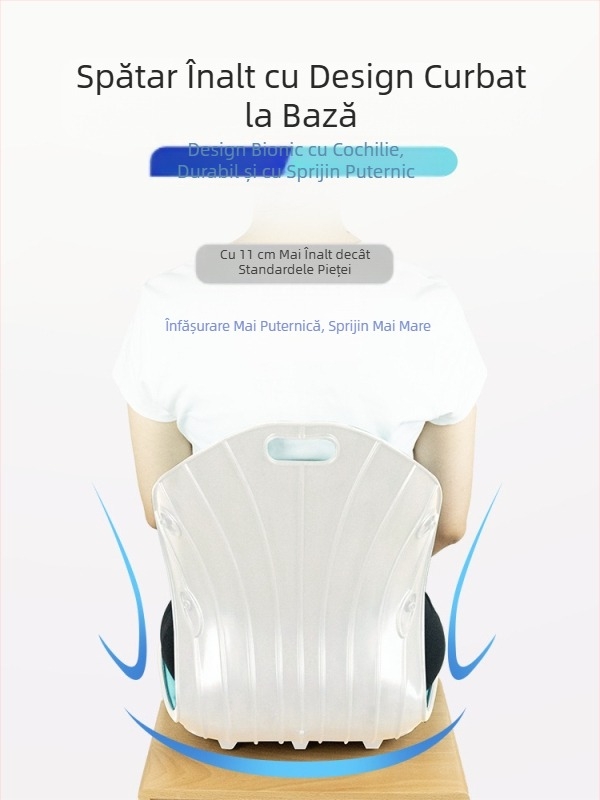 Pernă de birou corectoare pentru spătar, suport pentru talie, pentru perioade lungi de ședere fără oboseală, pernă ergonomică pentru scaun de acasă pentru femei însărcinate