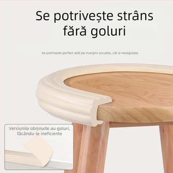 Bandă anti-coliziune pentru colț de masă de cafea, protecție a mediului, material NBR, non-toxic, antiaderent, bandă de protecție anti-coliziune moale, 2 m