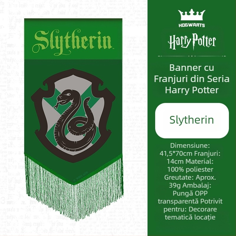 Harry Potter Series Flag Tassel Decoration Agățat Flag Ktv Temă Decorare Colorat Caracteristic Flag Agățat Flag Party Flag