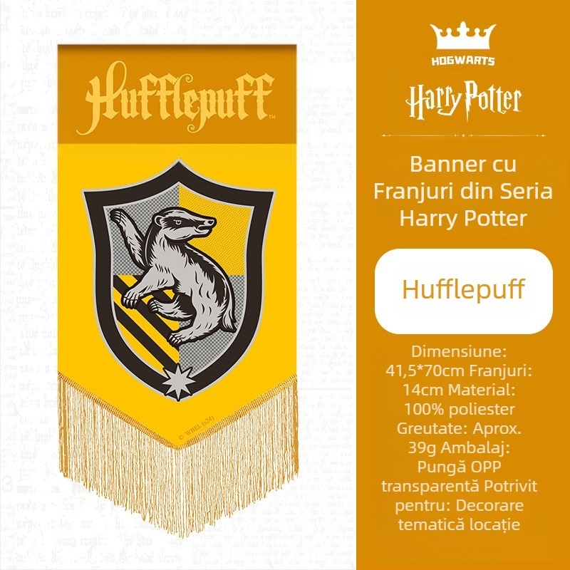 Harry Potter Series Flag Tassel Decoration Agățat Flag Ktv Temă Decorare Colorat Caracteristic Flag Agățat Flag Party Flag