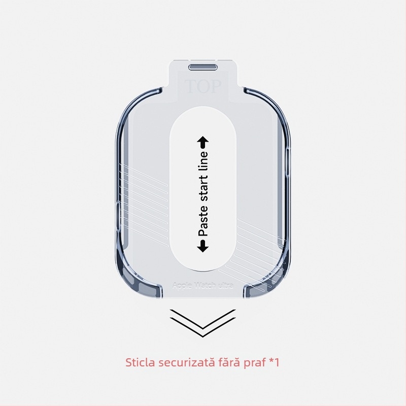 Folie de protecție Apple Watch, ultra-fără praf, folie securizată pentru Apple Watch, aliaj de titan