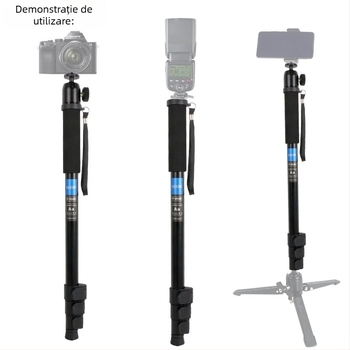 Cameră SLR monopied fotografie ușoară portabilă în aer liber Selfie nuntă filmare video stabilizator PTZ suport