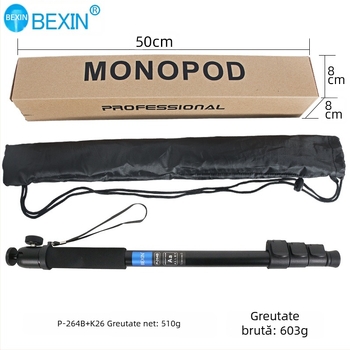 Cameră SLR monopied fotografie ușoară portabilă în aer liber Selfie nuntă filmare video stabilizator PTZ suport