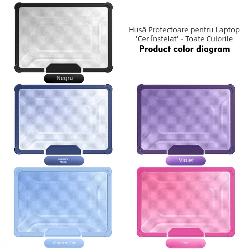 Carcasă de protecție pentru computer Apple, stil stea, cu suport, vânzare fierbinte, exclusivă transfrontalieră, pentru MacBook Air 13.6