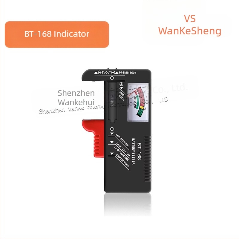 Tester de putere a bateriei cu afișaj digital de detectare a bateriei BT-168D, care poate măsura bateriile reîncărcabile nr. 5 și nr. 7