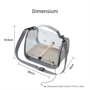 Geantă pentru papagali, geantă pentru excursii cu păsări, colivie pentru porumbei și șopârle, geantă portabilă pentru hamsteri mici, geantă pentru păsări, accesorii pentru animale de companie mici