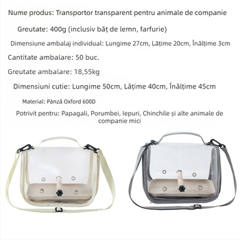 Geantă pentru papagali, geantă pentru excursii cu păsări, colivie pentru porumbei și șopârle, geantă portabilă pentru hamsteri mici, geantă pentru păsări, accesorii pentru animale de companie mici