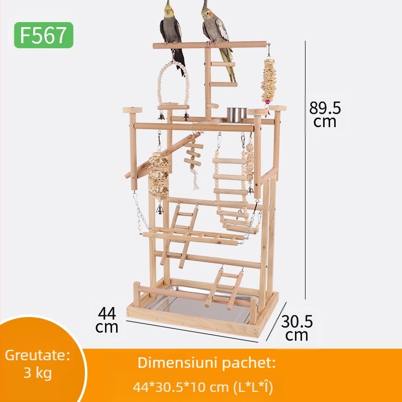 Papagal mare suport de joacă papagal jucărie stand de dresaj suport loc de joacă suport cățărător scară leagăn pasăre jucărie