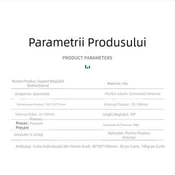 Suport pentru clemă de reglare a unghiului în două direcții, bară de susținere, montare pe perete, suport fix de 90 °, accesorii hardware, suport fix multi-dimensiune