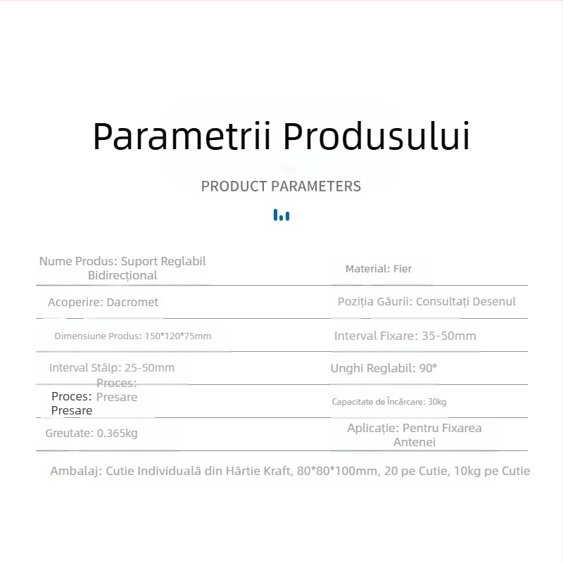 Suport pentru clemă de reglare a unghiului în două direcții, bară de susținere, montare pe perete, suport fix de 90 °, accesorii hardware, suport fix multi-dimensiune