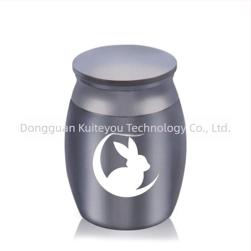 30x 40mm Festivalul de la Mijlocul Toamnei Iepure de Lună comemorează rudele Animal de companie Sculptură funerară