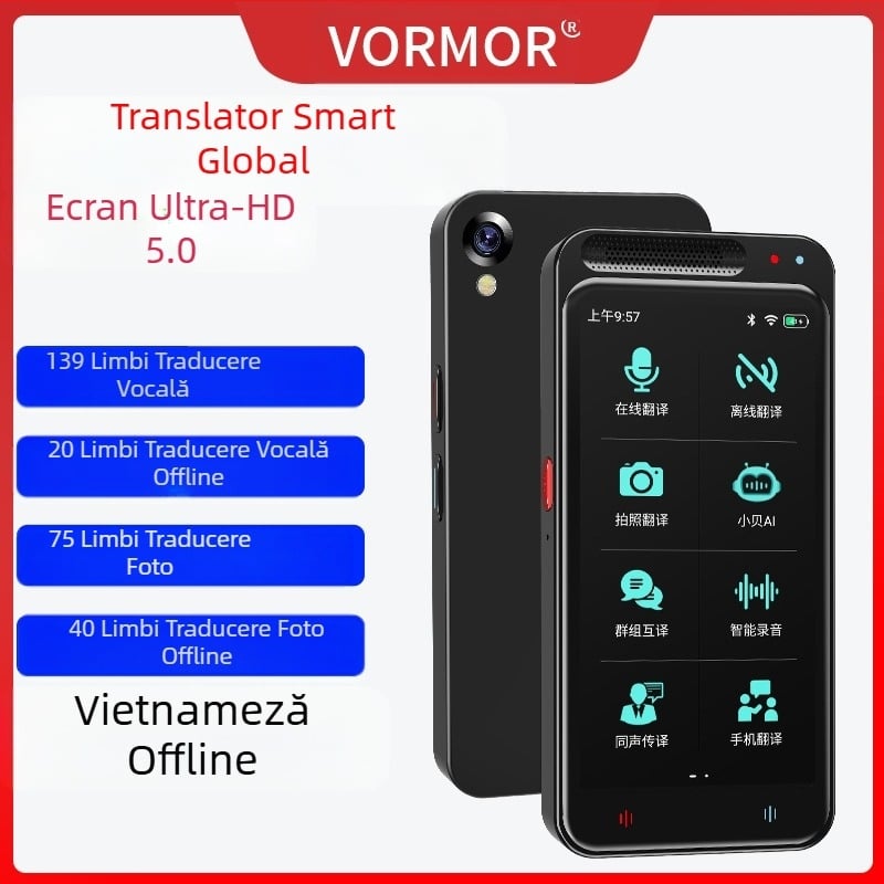 Traducător vocal inteligent Z6, traducător foto offline, traducător online multi-lingvistic AI, traducător inteligent de peste mări