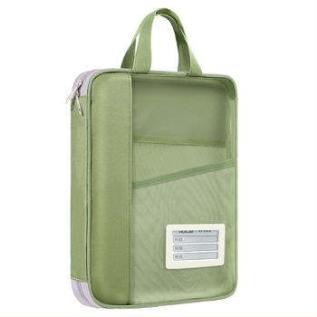 Huajie geantă de dosar transparentă geantă de mână pentru studenți, geantă de cărți pentru teste suplimentare, geantă de hârtie pentru teme, geantă de studiu