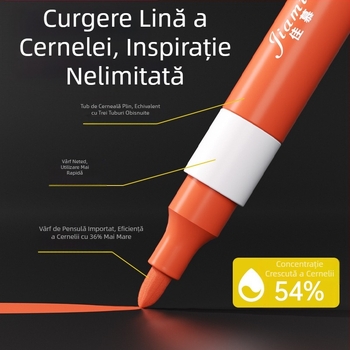 Marker acrilic ușor de spălat, ușor de spălat pentru școala primară, artă pentru copii, stilou acuarelă, opac și stivuibil pentru grădiniță
