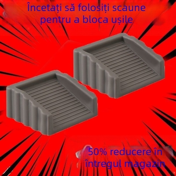 Dop de ușă multifuncțional rezistent la vânt, opritor de ușă bidirecțional, dop de ușă mobil, antifurt, anti-ciupire, dispozitiv fix pentru ușă, fără perforare