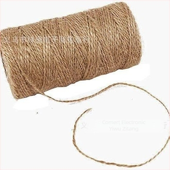 Frânghie de cânepă din iută lucrată manual, 100 m, pentru ambalat, decorativă, DIY, împletită, manuală, pentru etichete