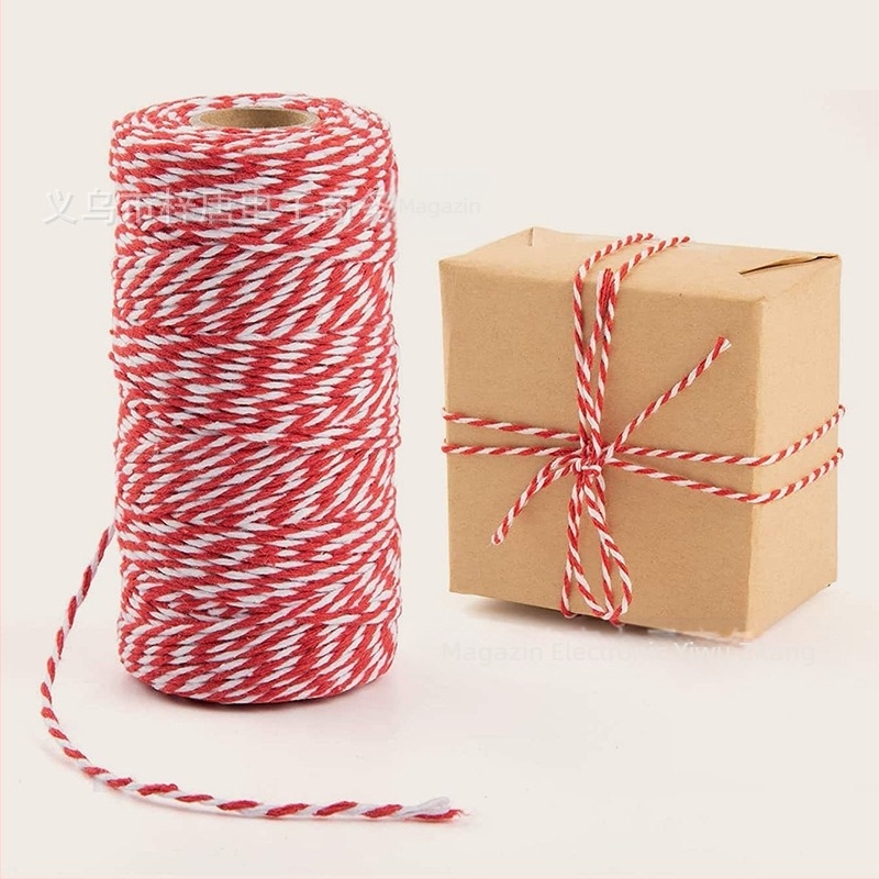 Frânghie de cânepă din iută lucrată manual, 100 m, pentru ambalat, decorativă, DIY, împletită, manuală, pentru etichete