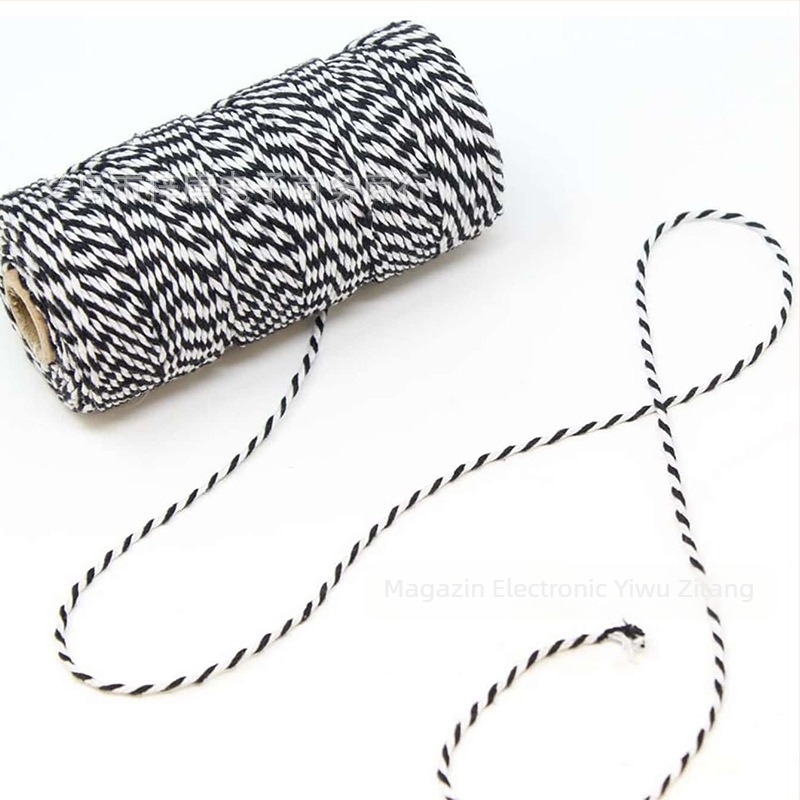 Frânghie de cânepă din iută lucrată manual, 100 m, pentru ambalat, decorativă, DIY, împletită, manuală, pentru etichete