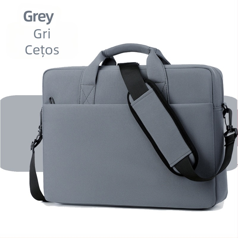 Geantă portabilă pentru laptop de 16 inch, tip crossbody, potrivită pentru Apple, Huawei, Xiaomi, Lenovo, cu 14 airbag-uri, capacitate mare, personalizată