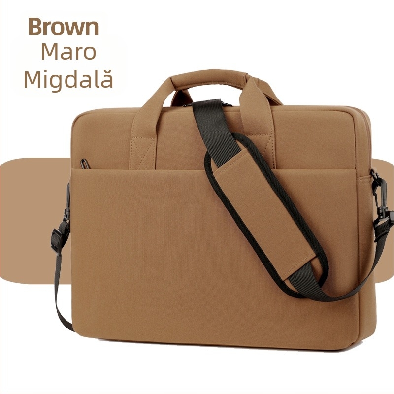 Geantă portabilă pentru laptop de 16 inch, tip crossbody, potrivită pentru Apple, Huawei, Xiaomi, Lenovo, cu 14 airbag-uri, capacitate mare, personalizată