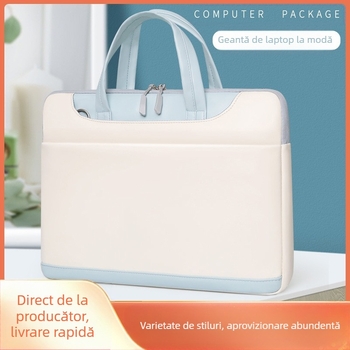 Geantă de umăr pentru notebook, geantă portabilă avansată pentru femei, geantă pentru tabletă de 13-15,6"