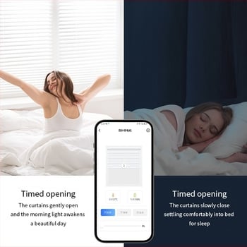 Motor inteligent pentru perdea cu frânghie Tuya Bluetooth, telecomandă automată, Wifi, motor electric pentru perdea cu frânghie