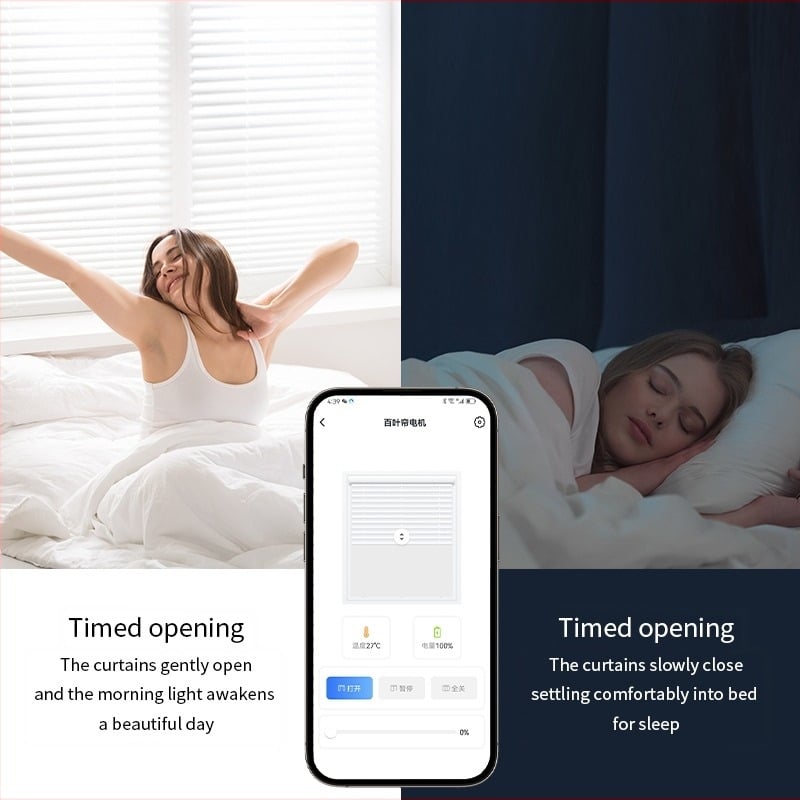 Motor inteligent pentru perdea cu frânghie Tuya Bluetooth, telecomandă automată, Wifi, motor electric pentru perdea cu frânghie