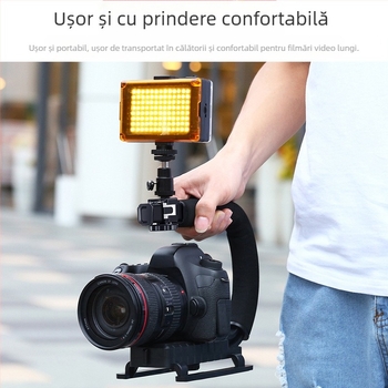 Puluz Fat Cow Hot Shot tip C suport DSLR bliț fotografiere Live Low-Shot portabil suport stabilizator portabil