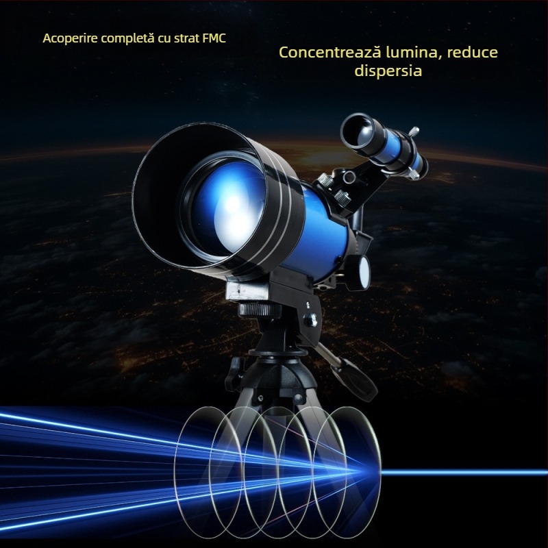 Telescop astronomic en-gros de la producător, telescop astronomic profesional pentru observarea stelelor 30070, telescop cadou pentru copii