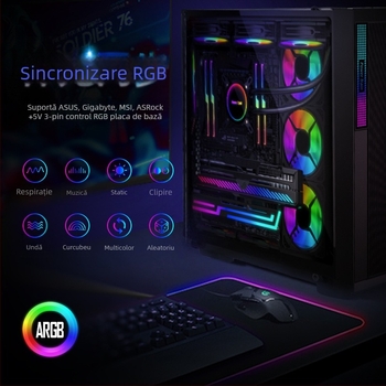 Suport pentru placă grafică 4090 ARGB Shengguang, mufă sincronă pentru placă grafică, montare verticală, suport pentru placă grafică desktop 3060