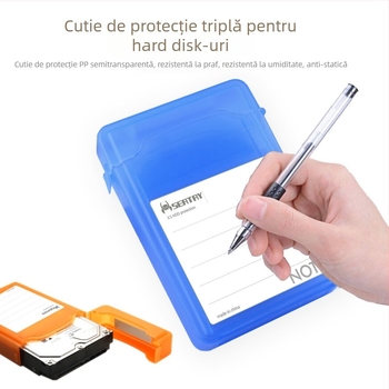 Cutie mobilă pentru hard disk Seatay Shuolitai HD302/cutie de protecție/cutie PP suport pentru hard disk/geantă de depozitare pentru hard disk