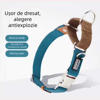 Zgardă de câine anti-pierdere cu etichetă de câine P guler pentru câini mici, medii și mari Golden Retriever guler rezistent la explozie P guler pentru animale de companie