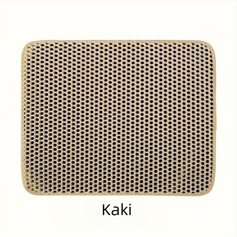 Temu, sursă de comerț exterior, fabrică, dropshipping, covoraș dublu pentru litiera pisicii, anti-murdar, covoraș pentru animale de companie, covoraș pentru pisici și câini