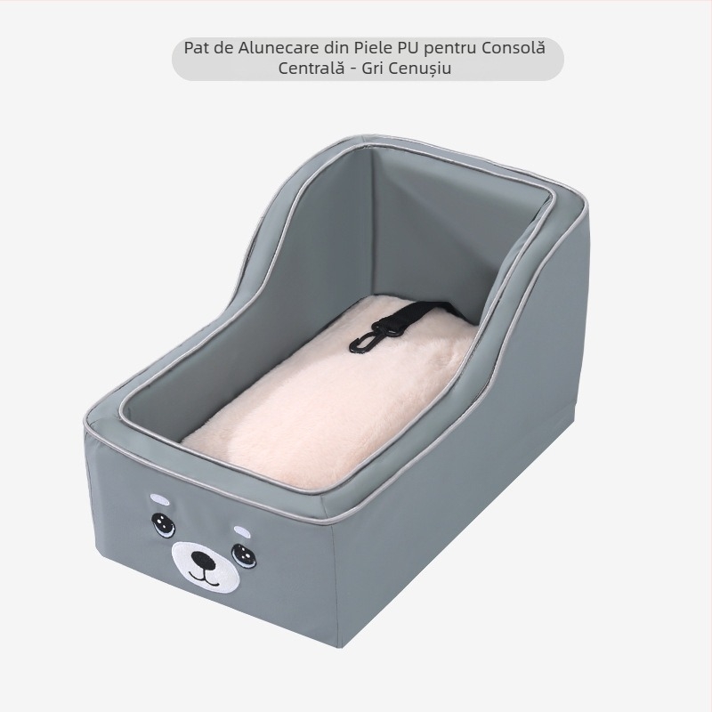 Cușcă auto cu control central, cușcă auto pentru animale de companie, scaun auto pentru câini mici, scaun auto pentru câini, pisică, față, plimbare cu mașina, artefact