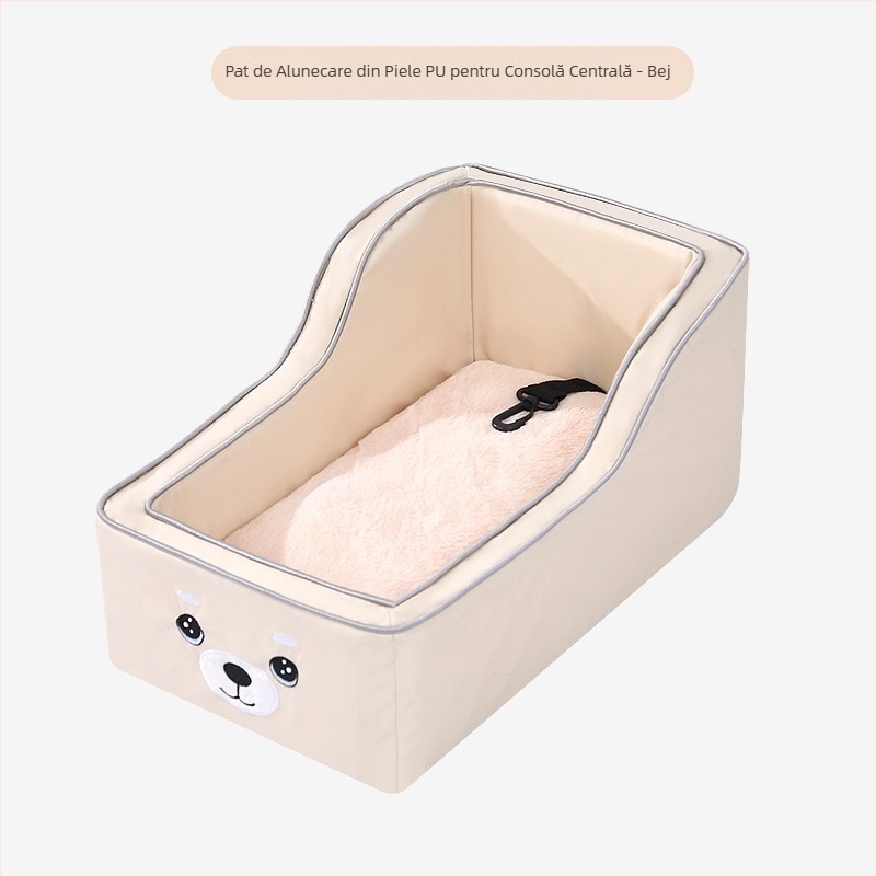 Cușcă auto cu control central, cușcă auto pentru animale de companie, scaun auto pentru câini mici, scaun auto pentru câini, pisică, față, plimbare cu mașina, artefact