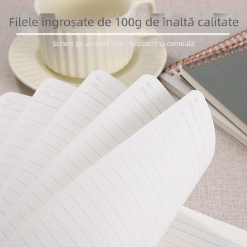 Fabrică în stoc, aprovizionare cu bobine, carte Macaron, culoare, cu foi libere, blocnotes pentru studenți, caiet de birou, en-gros