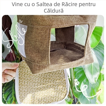 Papagal din oțel inoxidabil plasă de jos casă răcoroasă vară cuib de pasăre agățat cuib de pasăre respirabil plasă de jos cuib cort de dormit pasăre jucărie