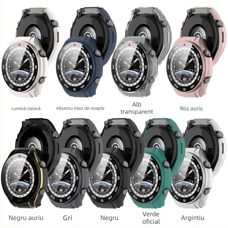 Potrivit pentru husa de protecție Huawei Watch Ultimate, carcasă Extraordinary Master Shell și carcasă integrată în film