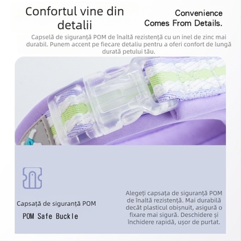 Zgardă pentru câini transfrontalieră, din bumbac spațial, respirabilă, rezistentă la explozii, potrivită pentru zgărzi de câini de mărime medie