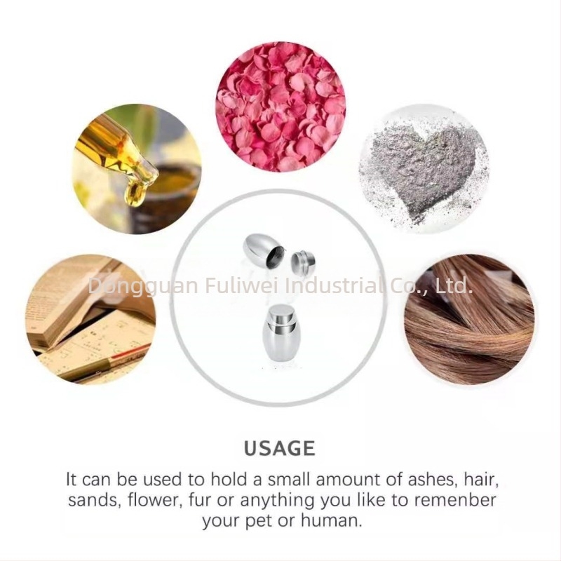 Colier de flori transfrontalier Europa și Statele Unite, în formă de lotus, cu sticlă de parfum goală, pandantiv, urnă memorială pentru păr, poate fi deschisă