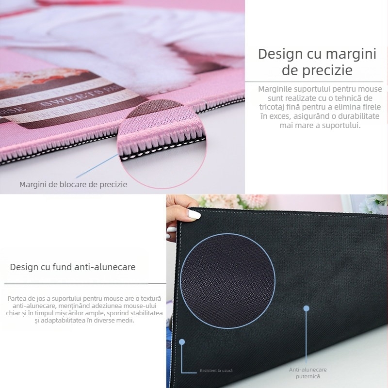 Covoraș de mouse Yin și Yangyu, extra mare, rezistent la pete, cu imagini Tai Chi, din cauciuc, pentru birou, Ozon CrossBorder, lavabil cu tastatură Amazon