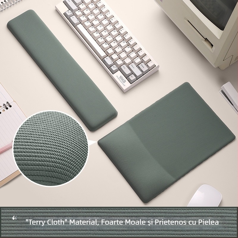 Dungi silicon încheietura mâinii mouse pad memorie spumă tastatură mână odihnă încheietura mâinii odihnă mouse pad moale și confortabil birou simplu
