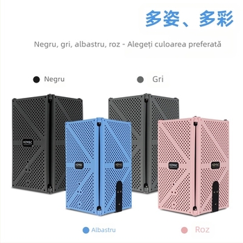 Microfon cu condensator karaoke live, izolație fonică din bumbac, absorbție fonică din bumbac, en-gros, placă de izolare fonică pentru microfon, ecran rezistent la vânt, capac izolator fonic cu cinci uși