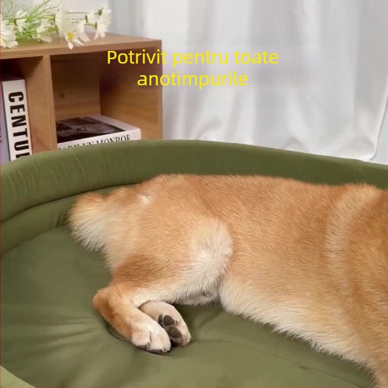 Cușcă pentru câini din pânză Oxford, cușcă ovală pentru câini, universală pentru toate anotimpurile, saltea pentru câini Shiba Inu cu aspect deosebit, cușcă pentru pisici, vânzare en-gros transfrontalieră