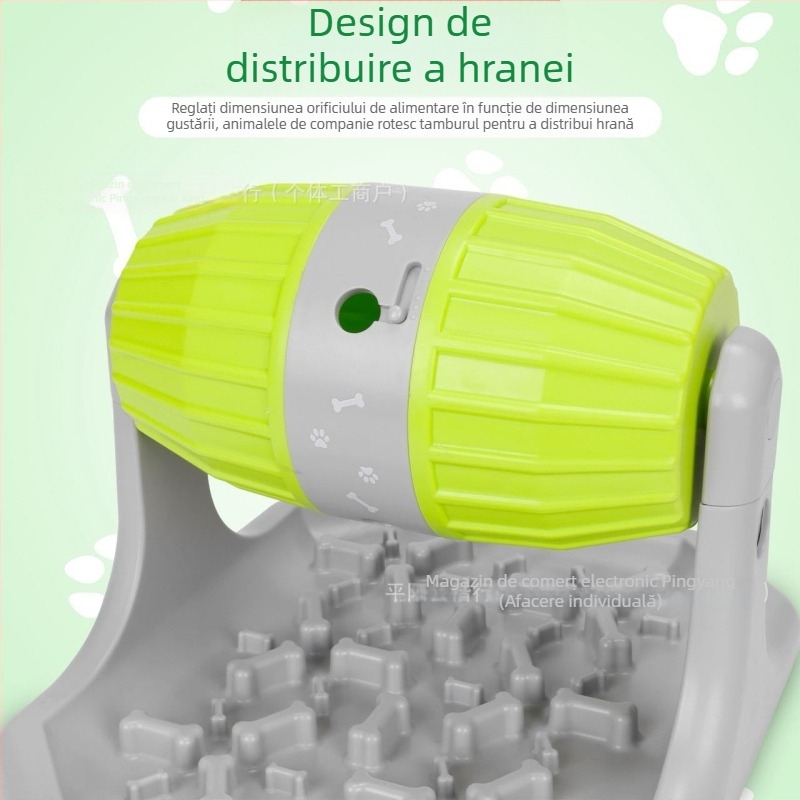 Jucărie transfrontalieră pentru animale de companie, cu bile de scurgere, pentru a ameliora plictiseala, dresaj pentru câini, bol de hrănire anti-sufocare, pentru câini mici