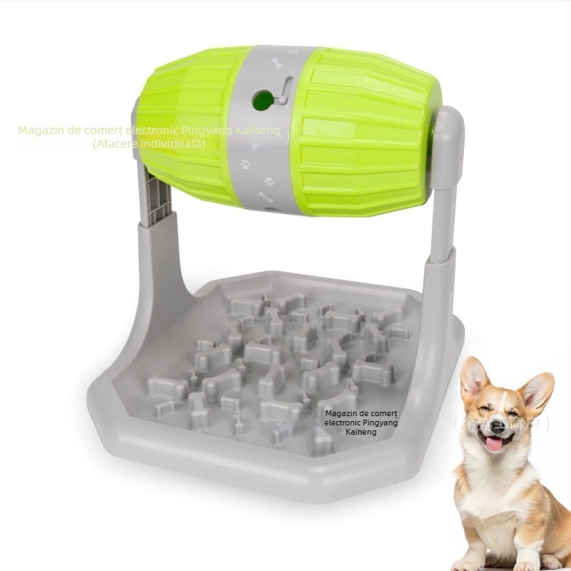 Jucărie transfrontalieră pentru animale de companie, cu bile de scurgere, pentru a ameliora plictiseala, dresaj pentru câini, bol de hrănire anti-sufocare, pentru câini mici