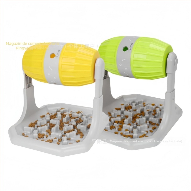 Jucărie transfrontalieră pentru animale de companie, cu bile de scurgere, pentru a ameliora plictiseala, dresaj pentru câini, bol de hrănire anti-sufocare, pentru câini mici