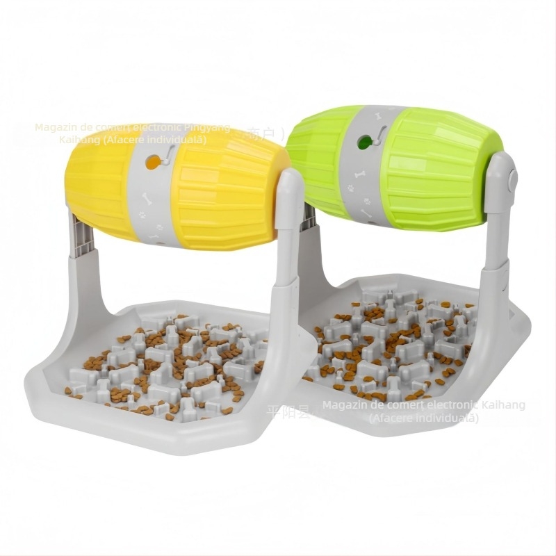 Jucărie transfrontalieră pentru animale de companie, cu bile de scurgere, pentru a ameliora plictiseala, dresaj pentru câini, bol de hrănire anti-sufocare, pentru câini mici