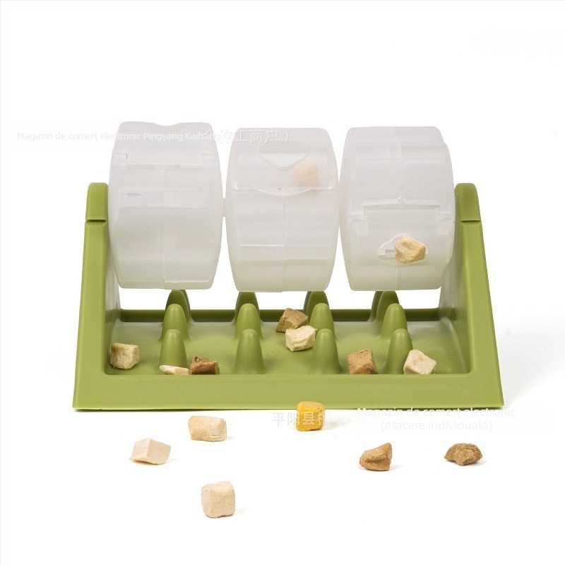 Jucărie transfrontalieră pentru animale de companie, cu bile de scurgere, pentru a ameliora plictiseala, dresaj pentru câini, bol de hrănire anti-sufocare, pentru câini mici